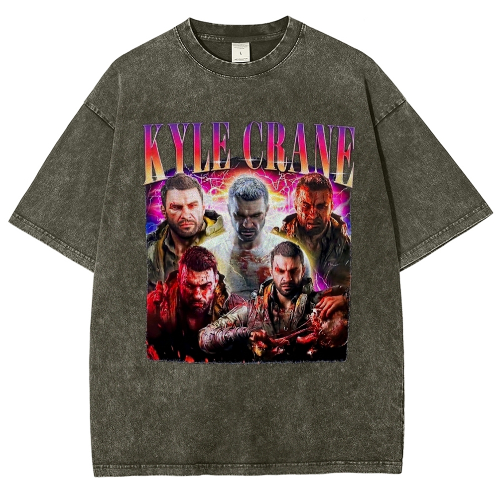 Dying Light Unisex Fit Washed T-Shirt 2604013528