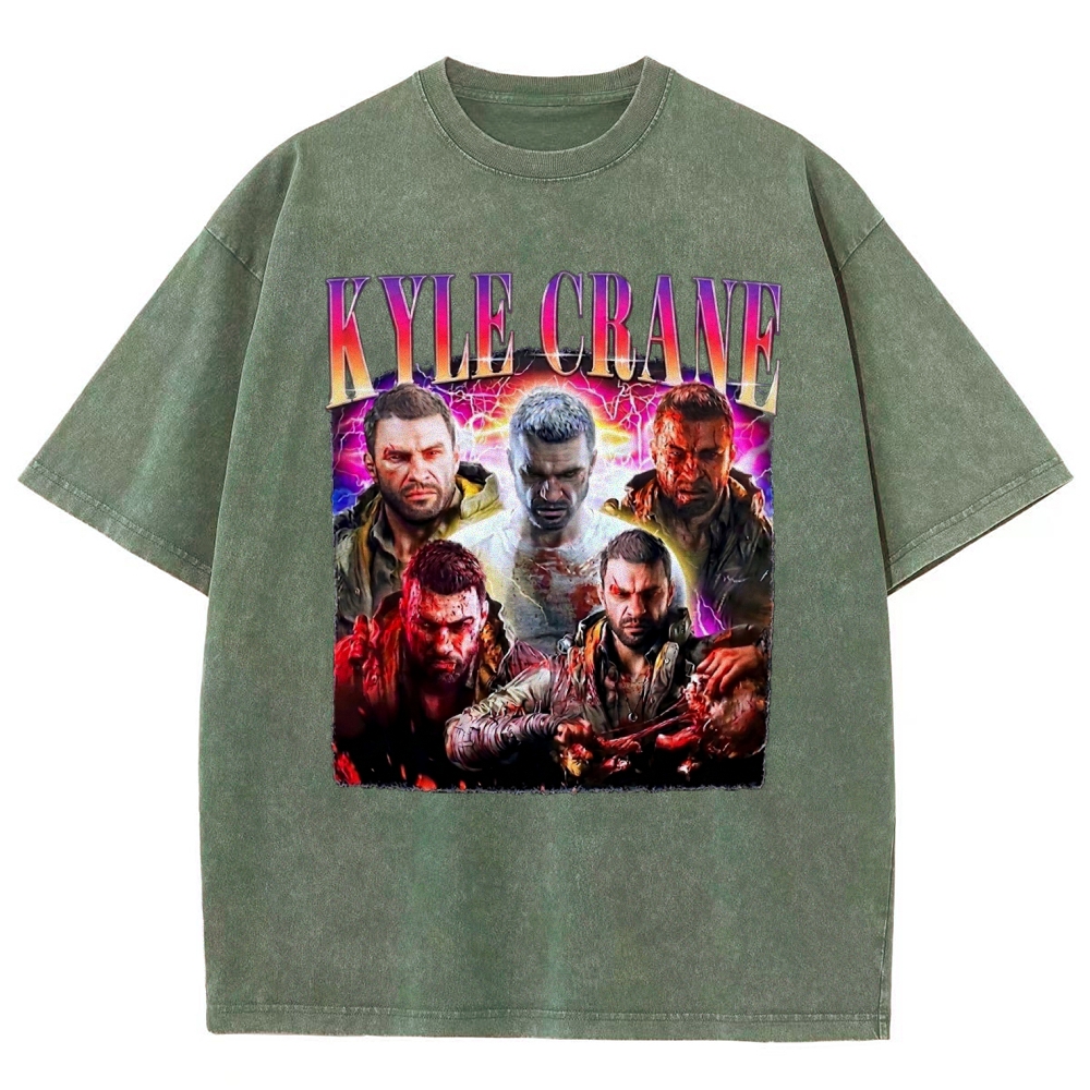 Dying Light Unisex Fit Washed T-Shirt 2604013528
