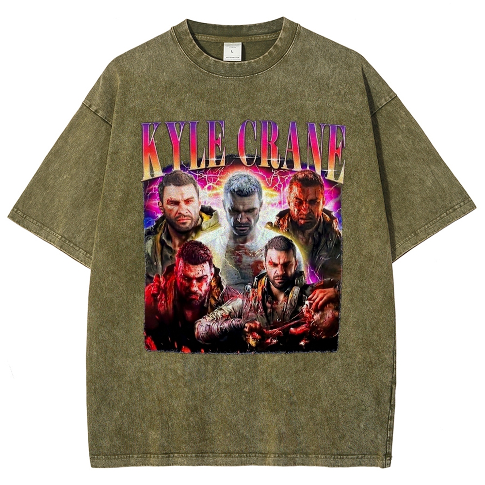 Dying Light Unisex Fit Washed T-Shirt 2604013528
