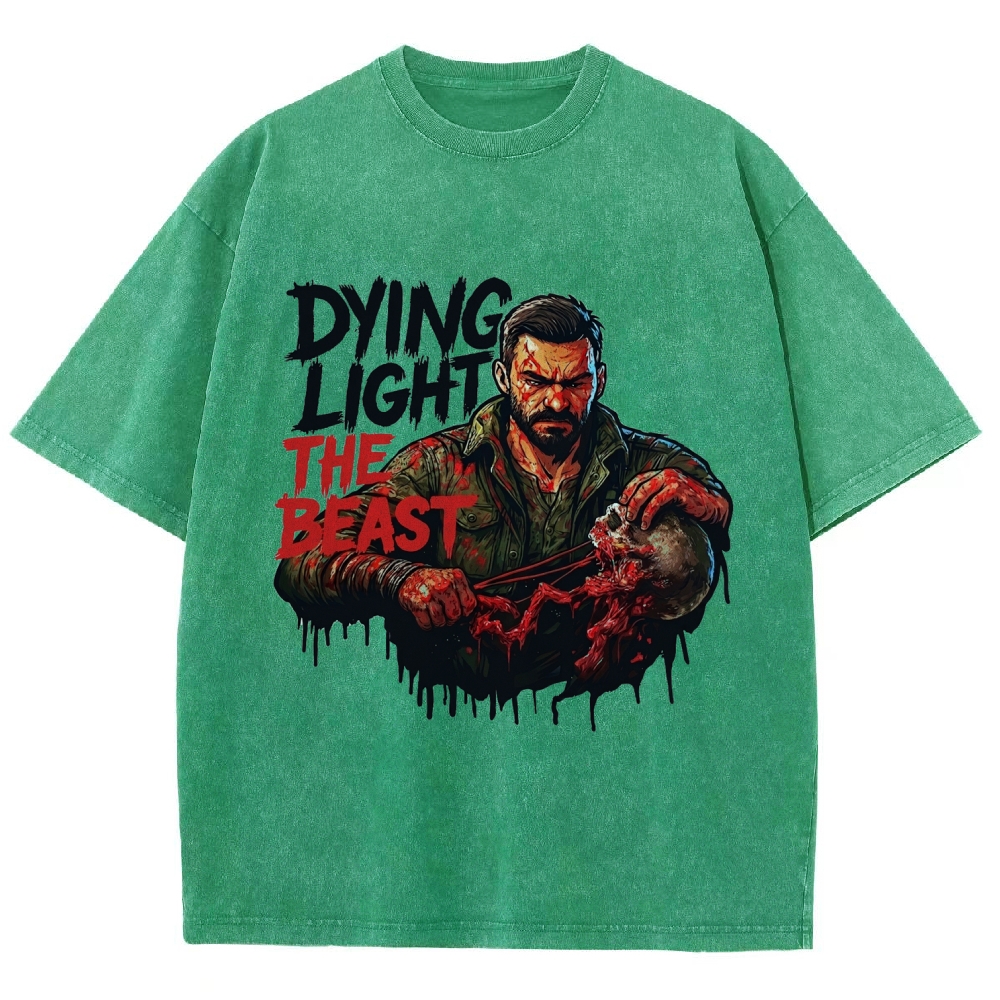 Dying Light Unisex Fit Washed T-Shirt 2604013533
