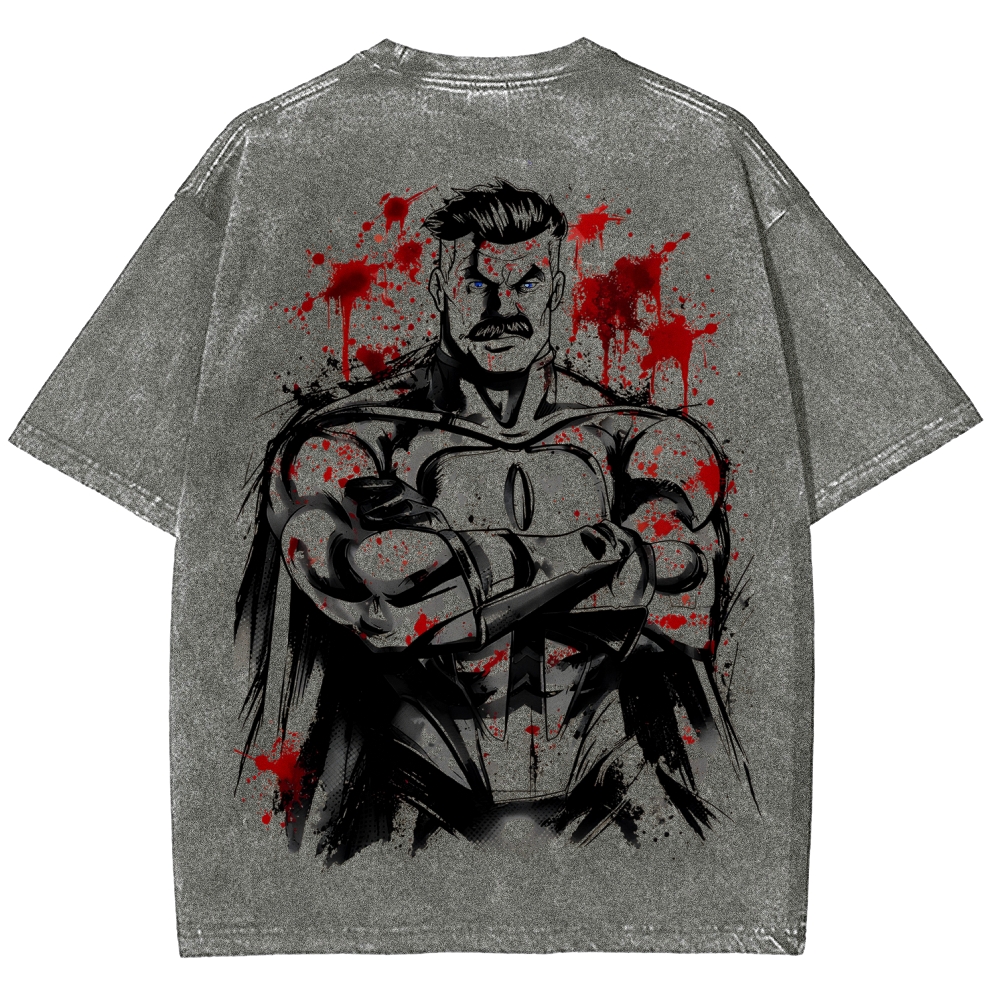 Invincible Unisex Fit Washed T-Shirt 2604013968