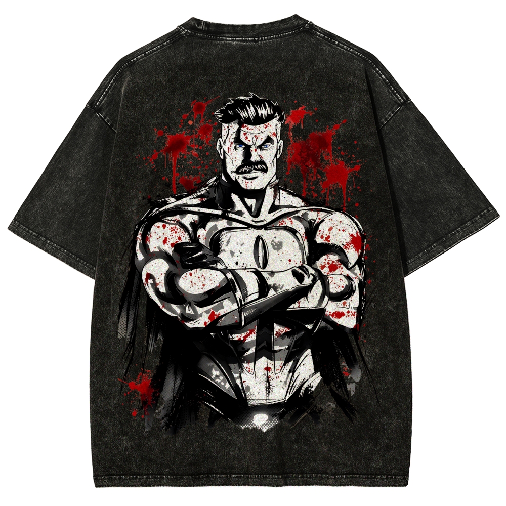 Invincible Unisex Fit Washed T-Shirt 2604013968