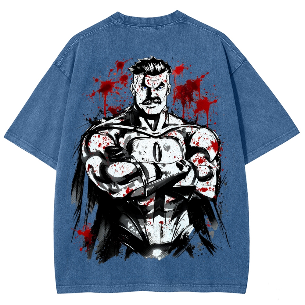 Invincible Unisex Fit Washed T-Shirt 2604013968