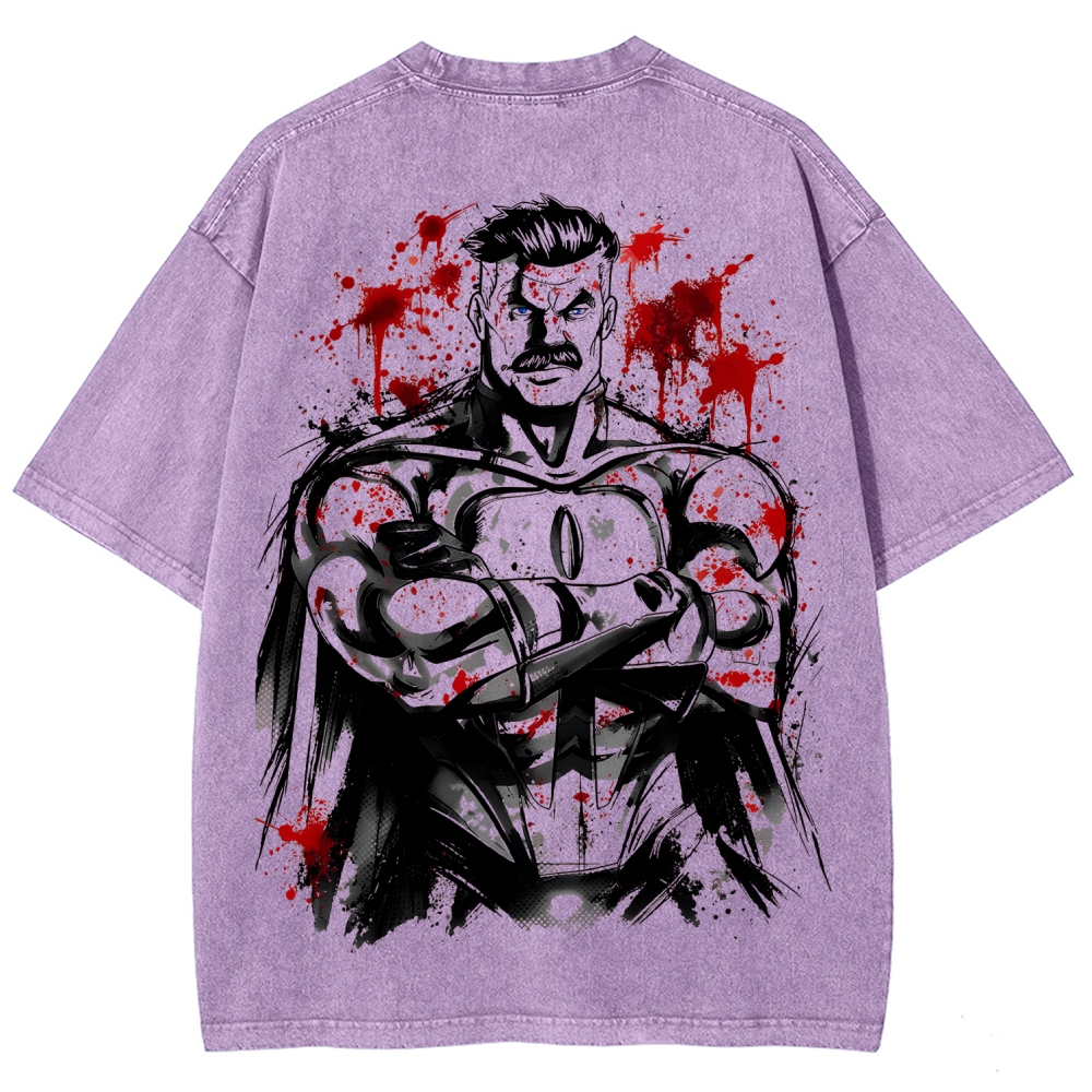 Invincible Unisex Fit Washed T-Shirt 2604013968