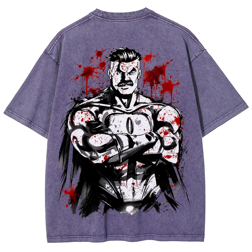 Invincible Unisex Fit Washed T-Shirt 2604013968