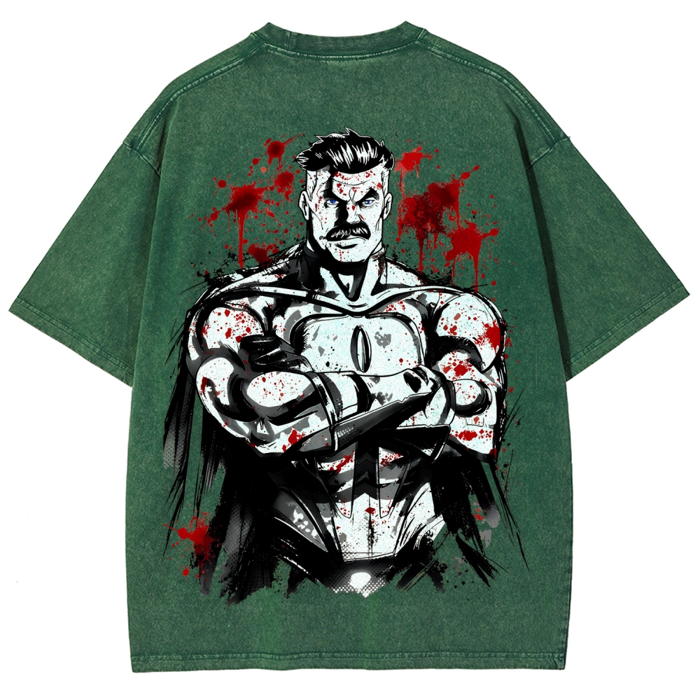 Invincible Unisex Fit Washed T-Shirt 2604013968