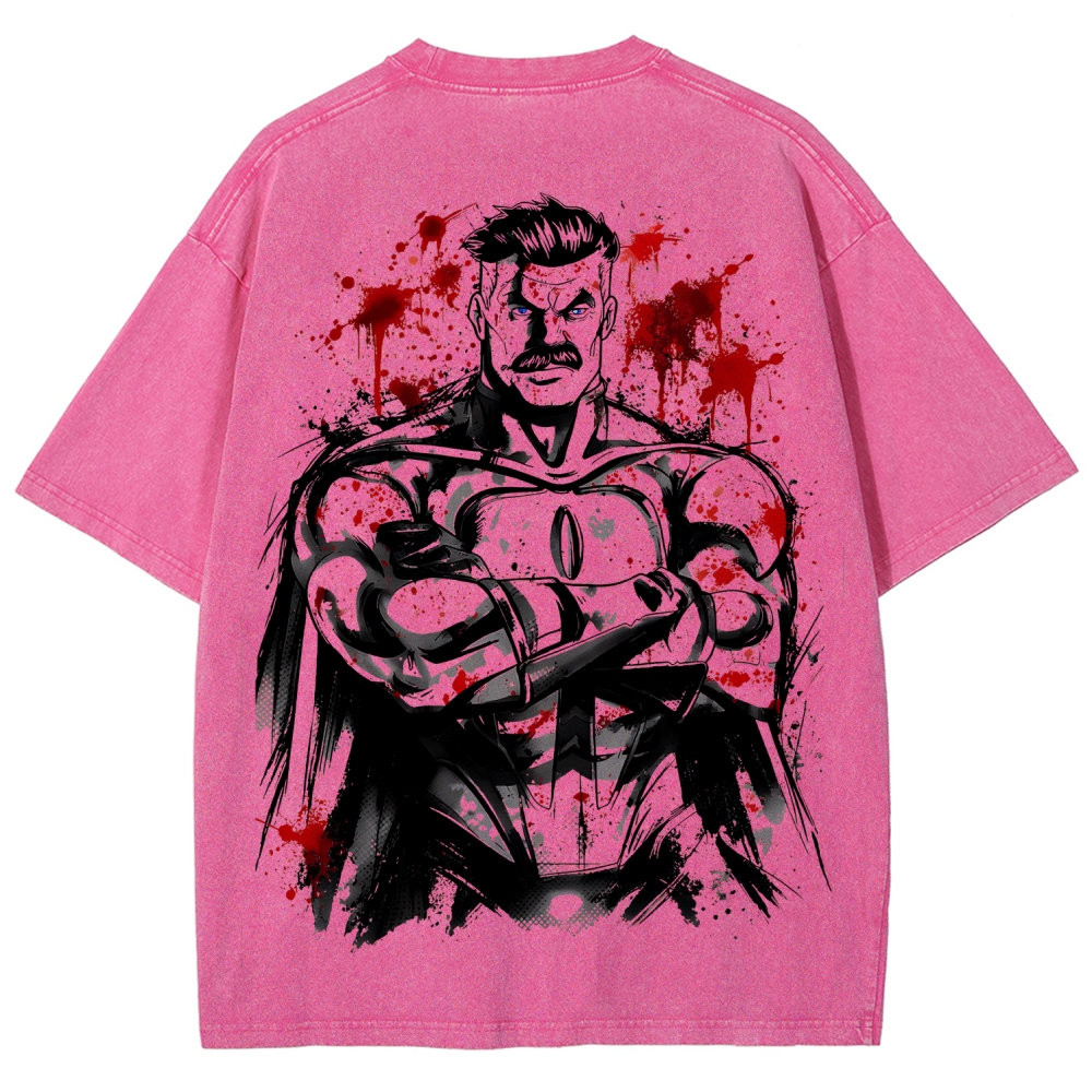 Invincible Unisex Fit Washed T-Shirt 2604013968