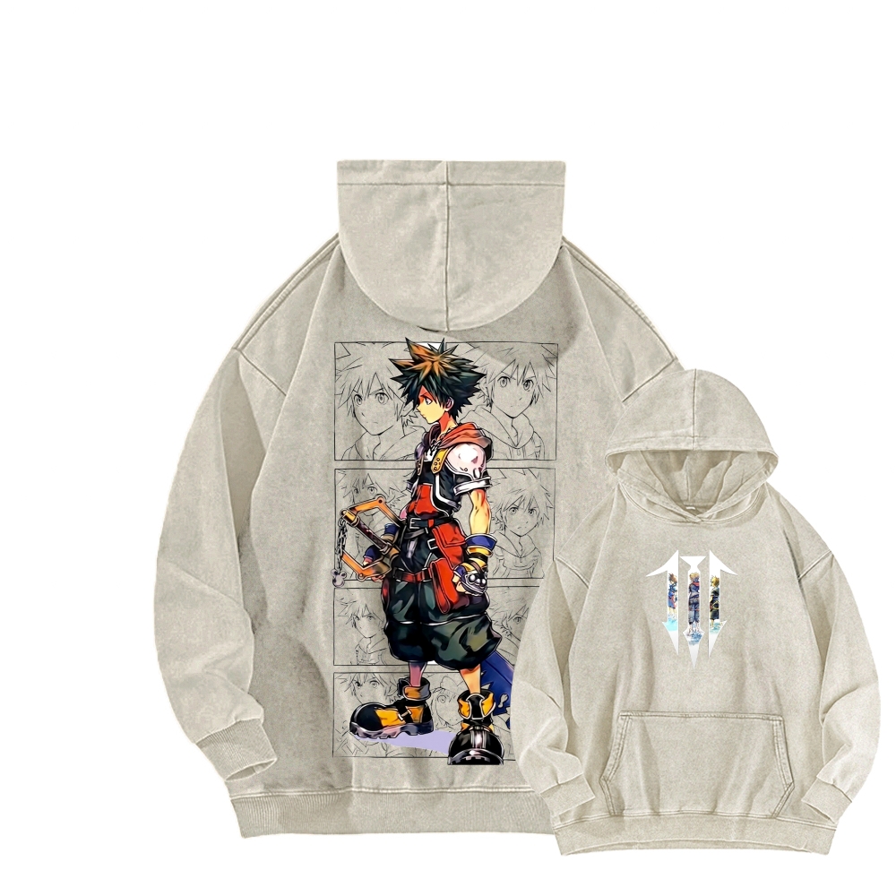 Kingdom Hearts Unisex Washed Hoodie 2604014652