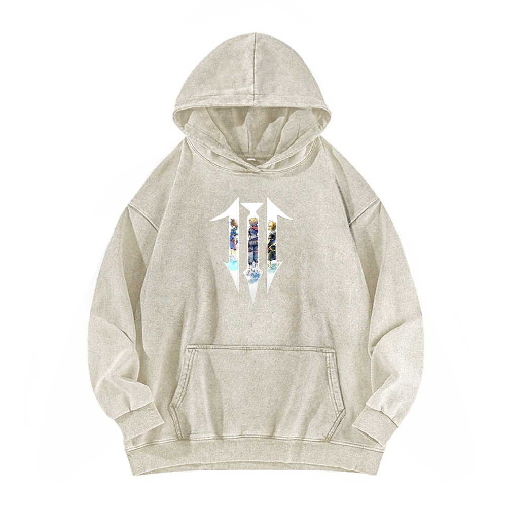 Kingdom Hearts Unisex Washed Hoodie 2604014652