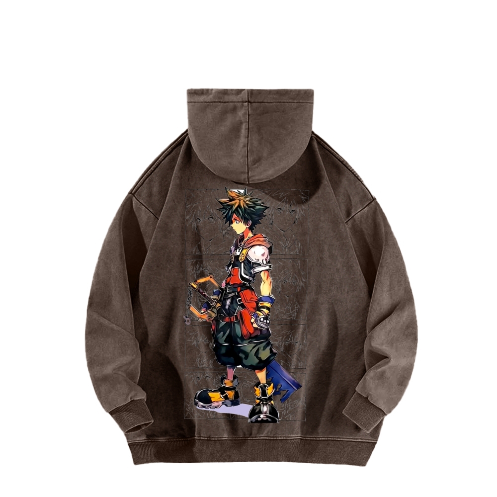 Kingdom Hearts Unisex Washed Hoodie 2604014652