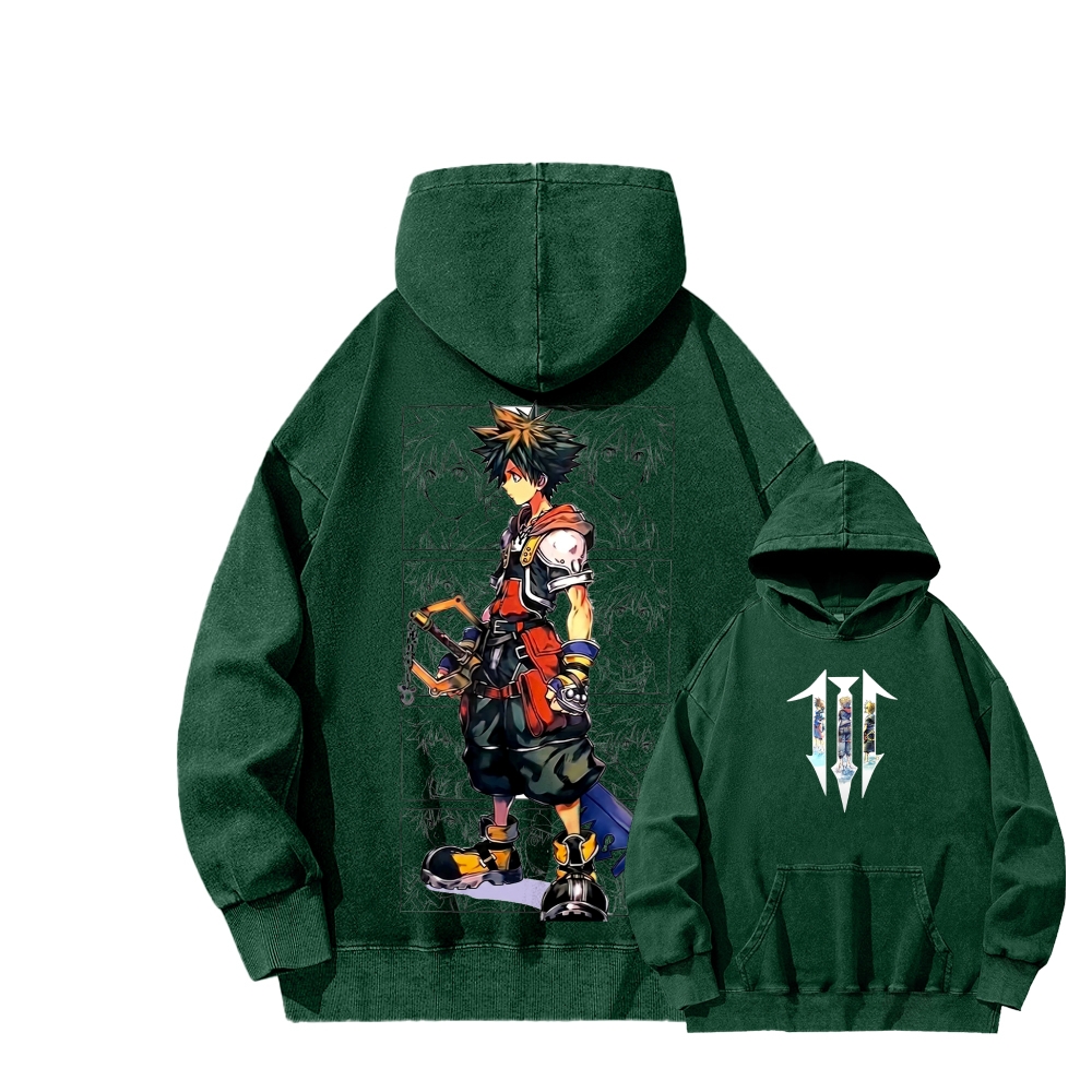 Kingdom Hearts Unisex Washed Hoodie 2604014652