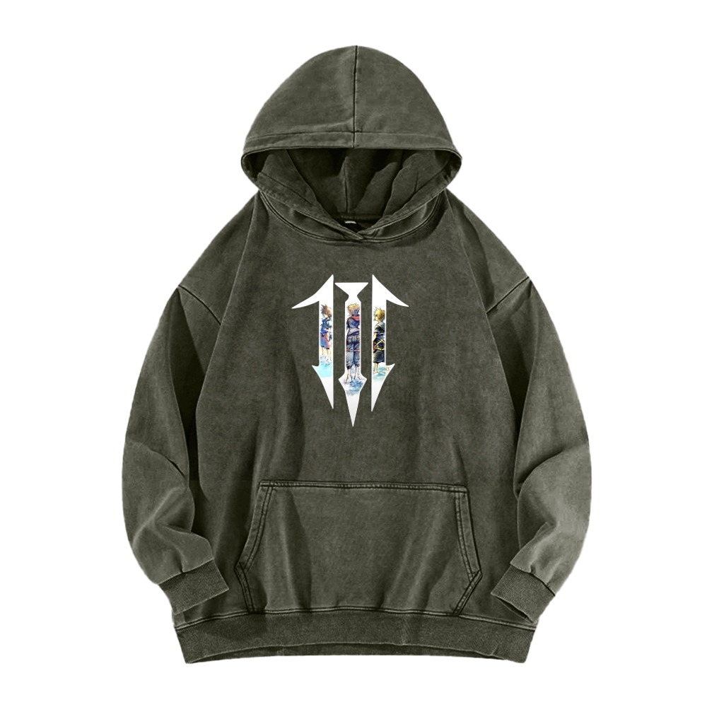 Kingdom Hearts Unisex Washed Hoodie 2604014652