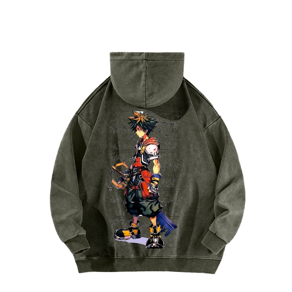 Kingdom Hearts Unisex Washed Hoodie 2604014652