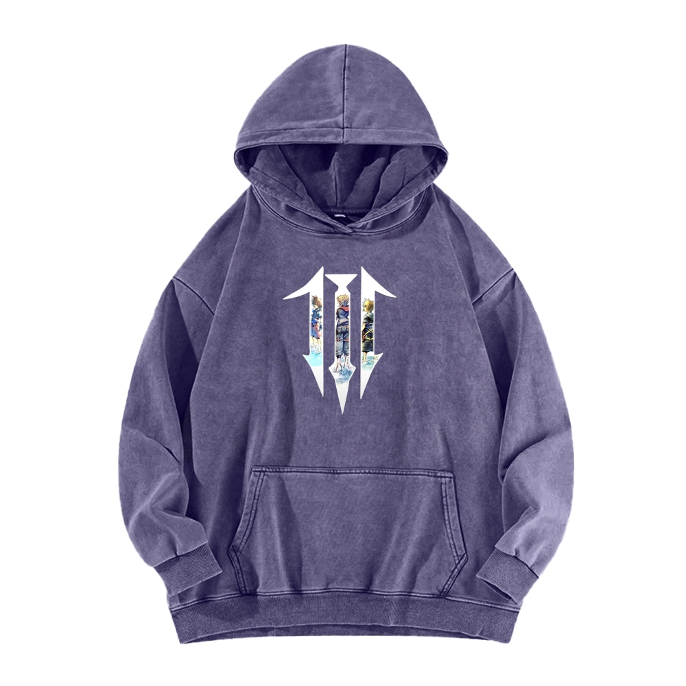 Kingdom Hearts Unisex Washed Hoodie 2604014652