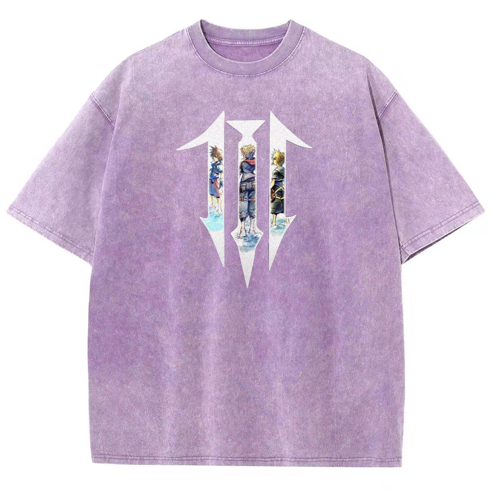 Kingdom Hearts Unisex Fit Washed T-Shirt 2604014660