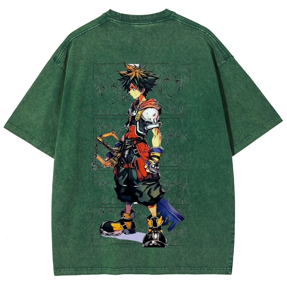 Kingdom Hearts Unisex Fit Washed T-Shirt 2604014660
