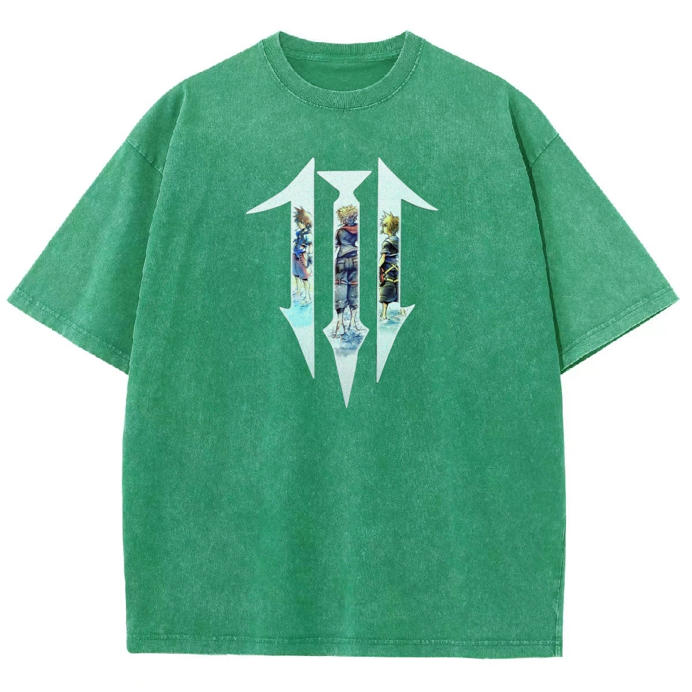 Kingdom Hearts Unisex Fit Washed T-Shirt 2604014660