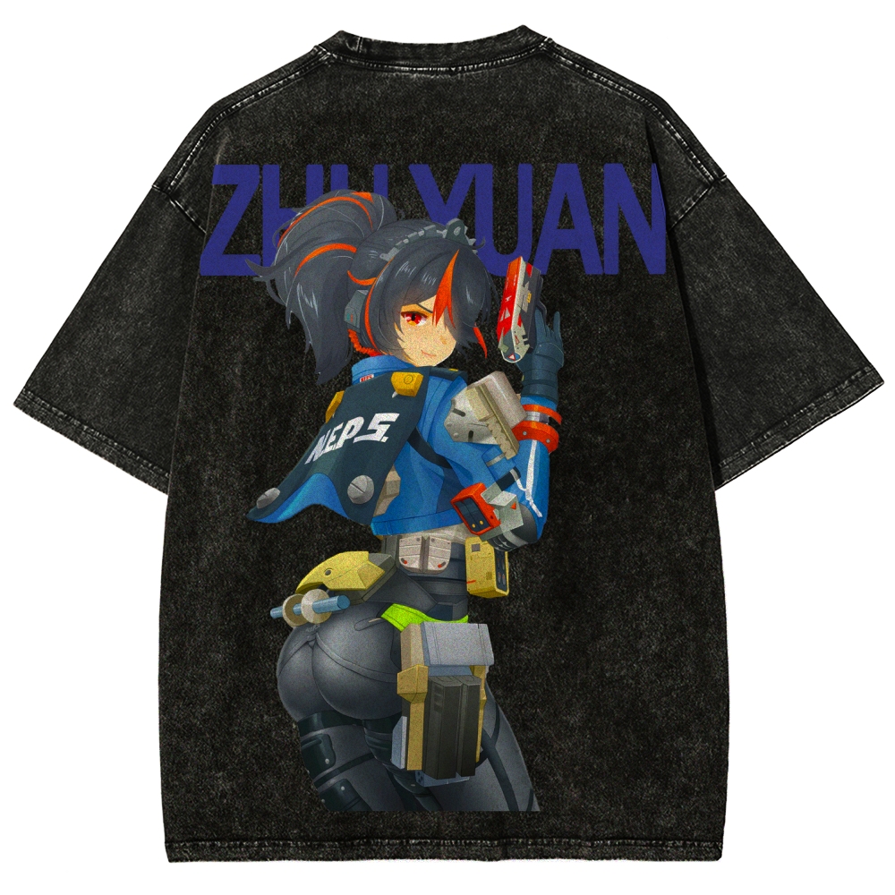 Zenless Zone Zero Unisex Fit Washed T-Shirt 2604015534