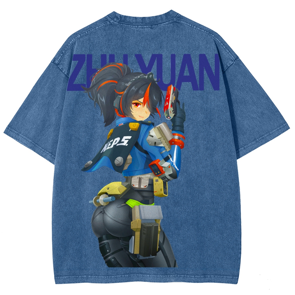 Zenless Zone Zero Unisex Fit Washed T-Shirt 2604015534