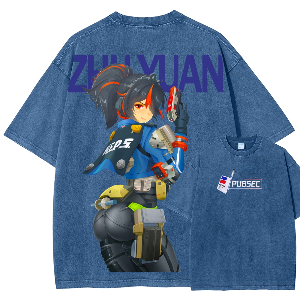 Zenless Zone Zero Unisex Fit Washed T-Shirt 2604015534