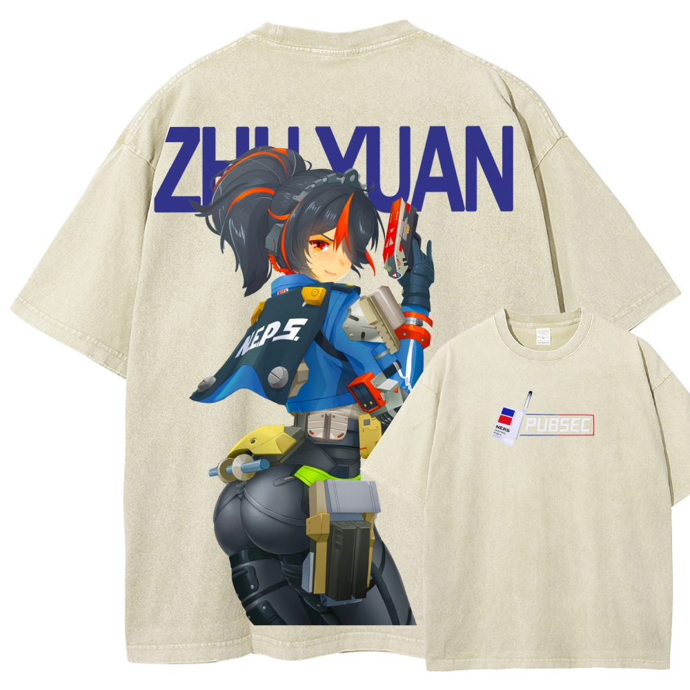 Zenless Zone Zero Unisex Fit Washed T-Shirt 2604015534