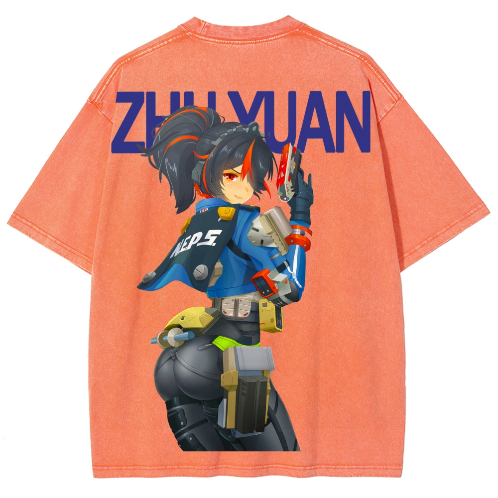 Zenless Zone Zero Unisex Fit Washed T-Shirt 2604015534