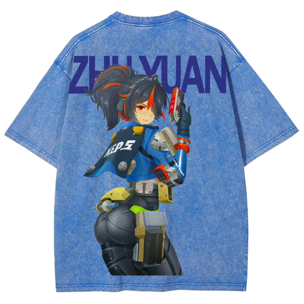 Zenless Zone Zero Unisex Fit Washed T-Shirt 2604015534