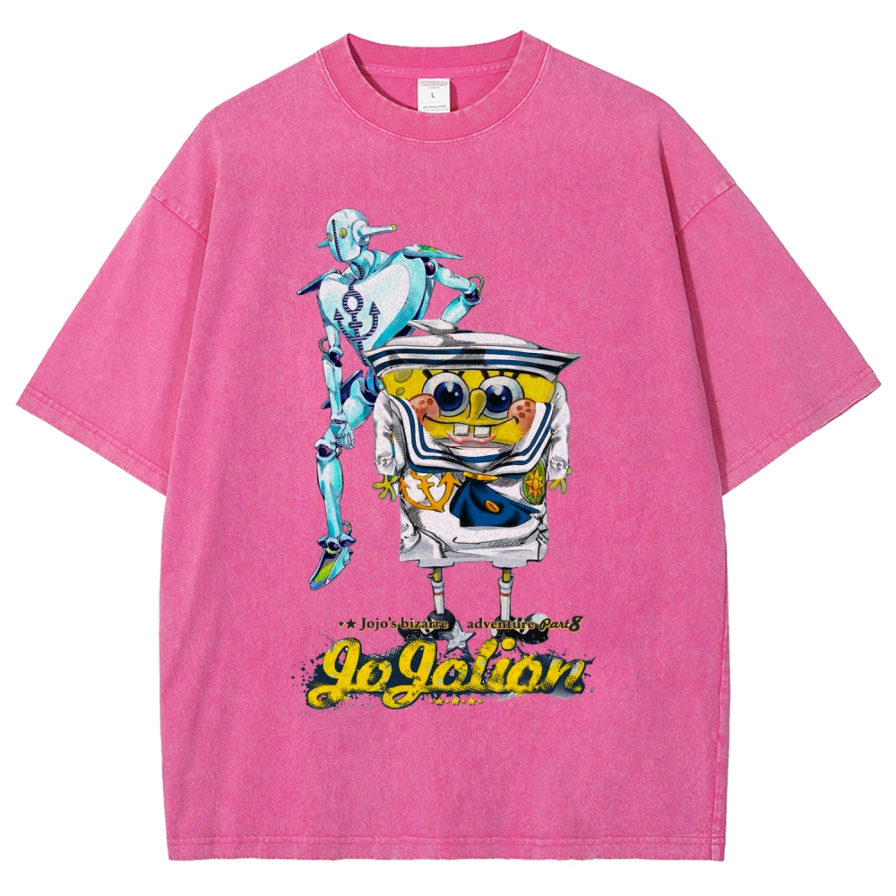 Jojo's Bizarre Adventure Unisex Fit Washed T-Shirt 2604018552