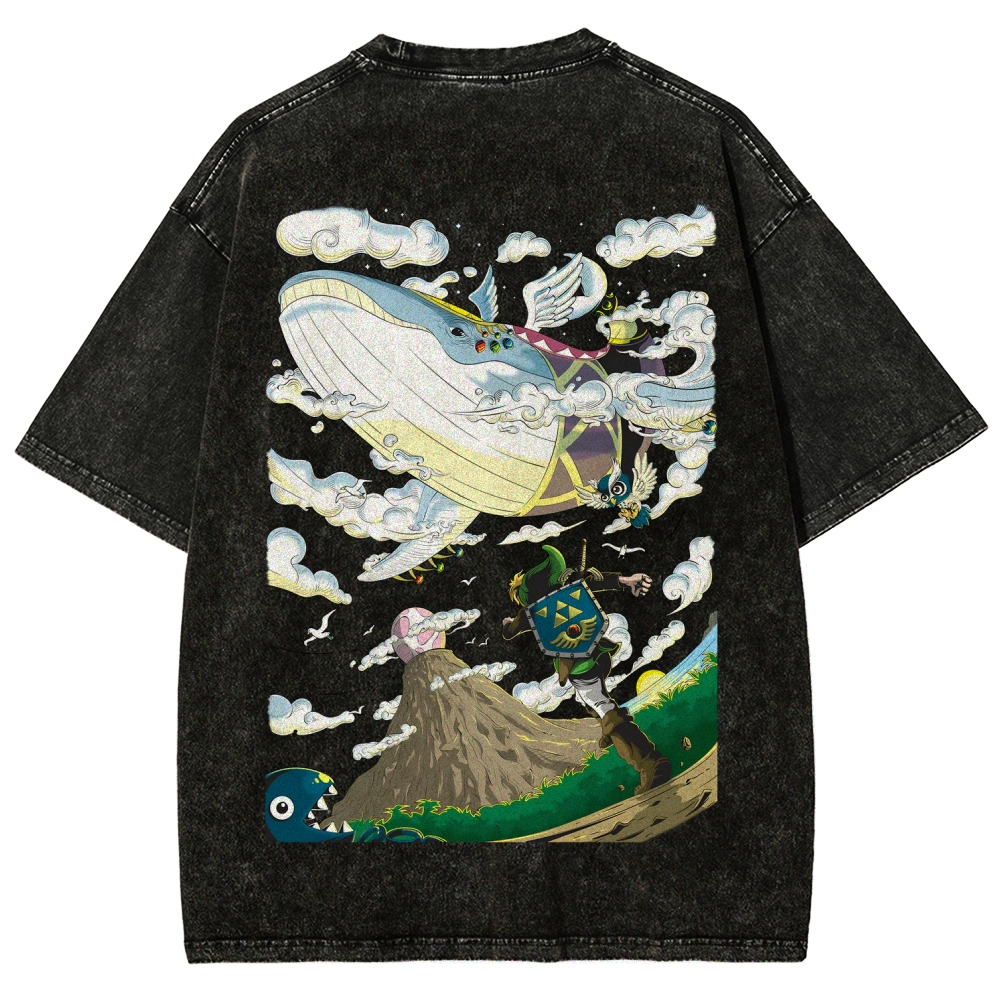 The Legend of Zelda Unisex Fit Washed T-Shirt 2604018696