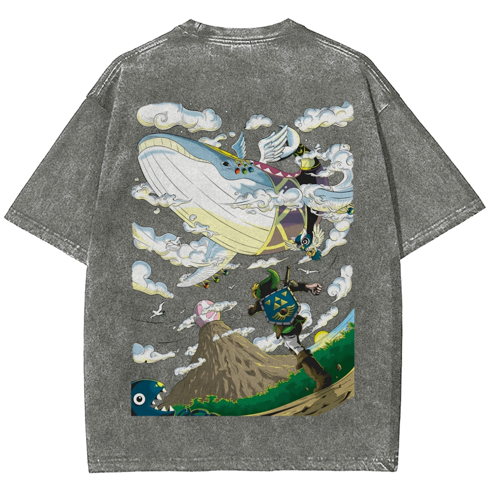 The Legend of Zelda Unisex Fit Washed T-Shirt 2604018696