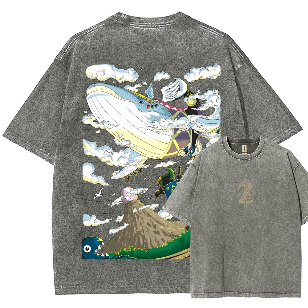 The Legend of Zelda Unisex Fit Washed T-Shirt 2604018696