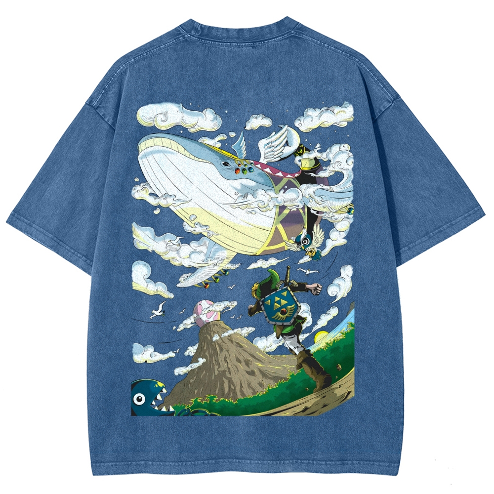 The Legend of Zelda Unisex Fit Washed T-Shirt 2604018696