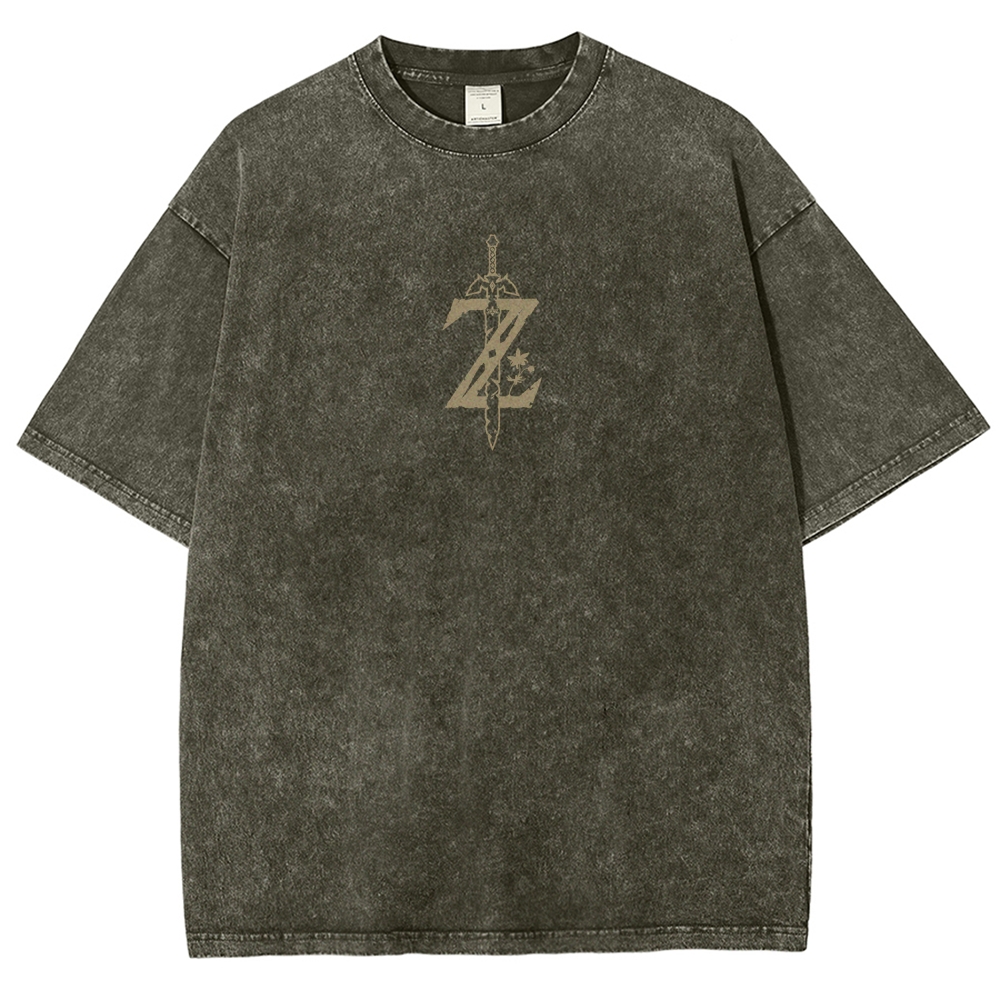 The Legend of Zelda Unisex Fit Washed T-Shirt 2604018696
