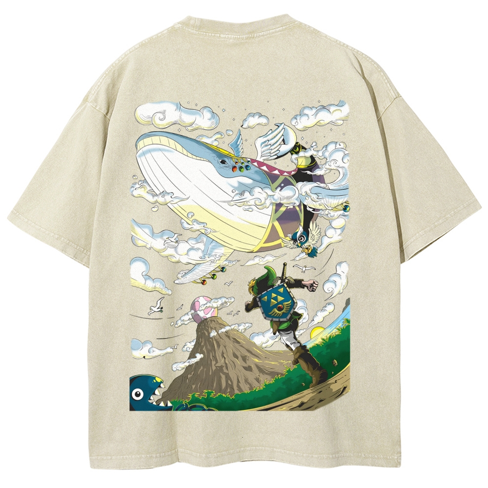 The Legend of Zelda Unisex Fit Washed T-Shirt 2604018696