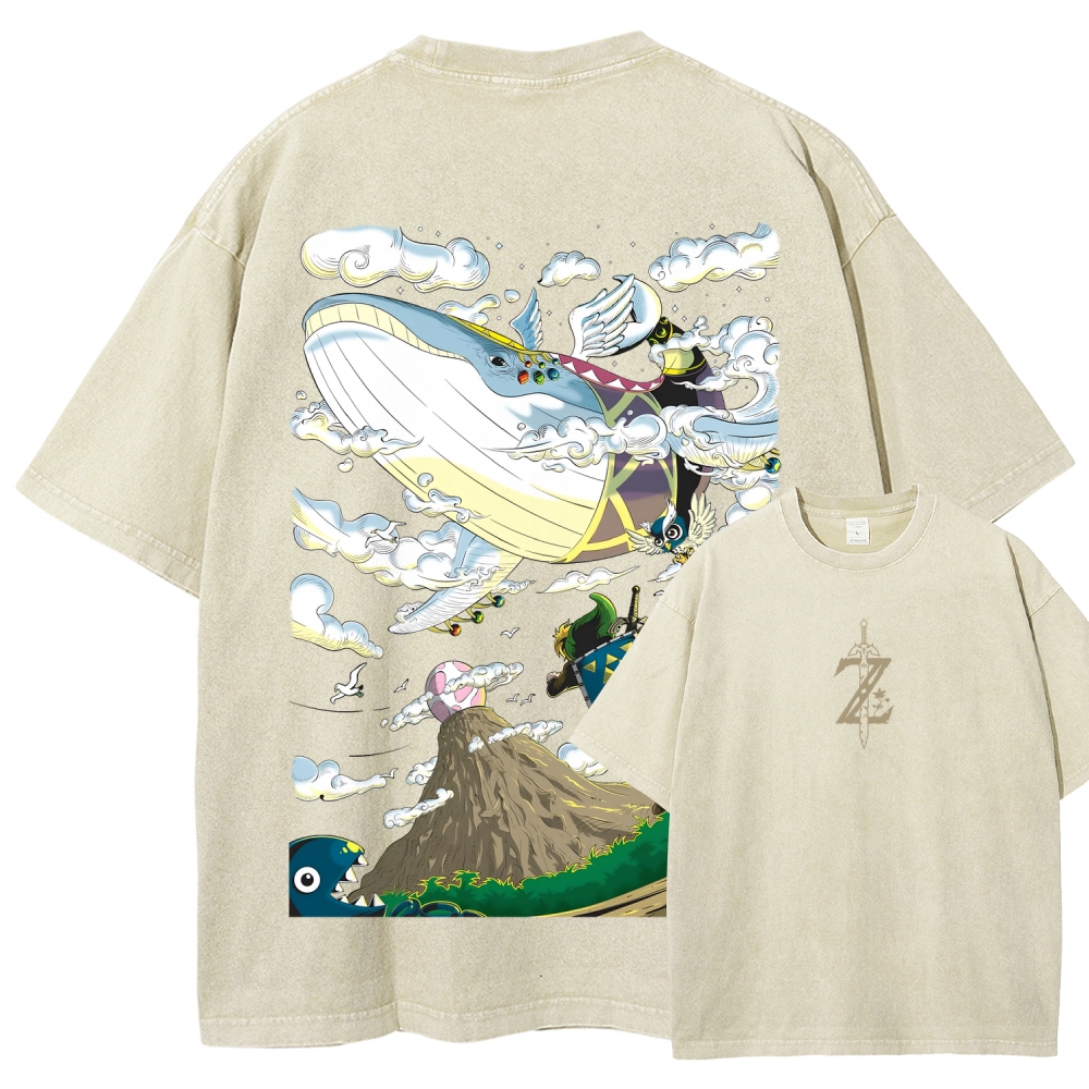 The Legend of Zelda Unisex Fit Washed T-Shirt 2604018696