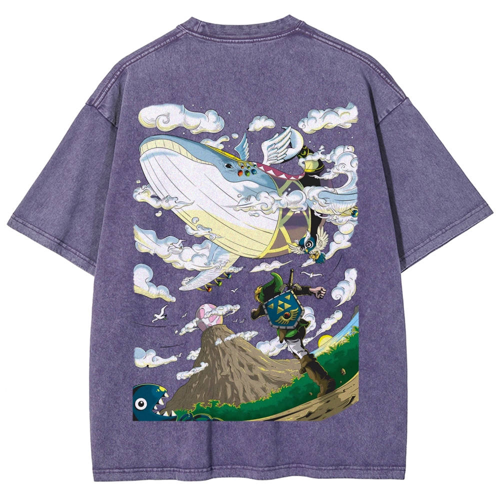 The Legend of Zelda Unisex Fit Washed T-Shirt 2604018696