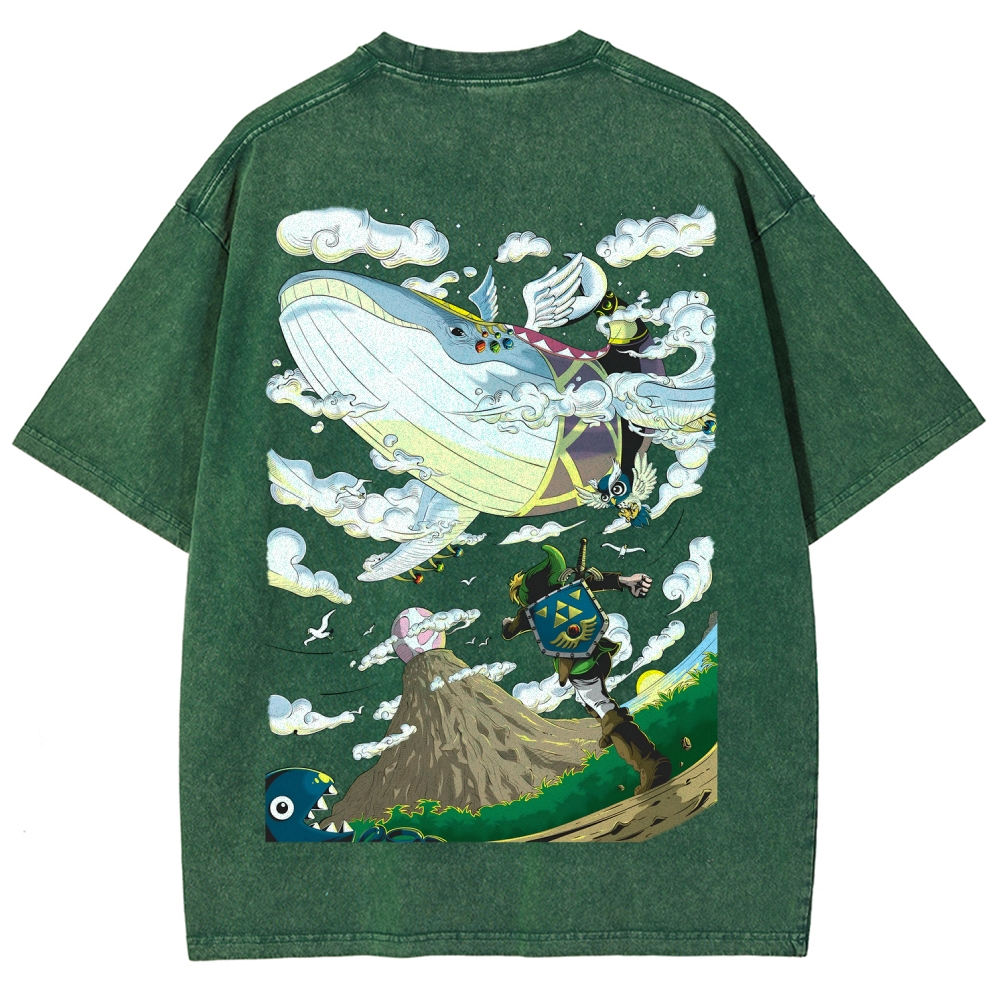 The Legend of Zelda Unisex Fit Washed T-Shirt 2604018696