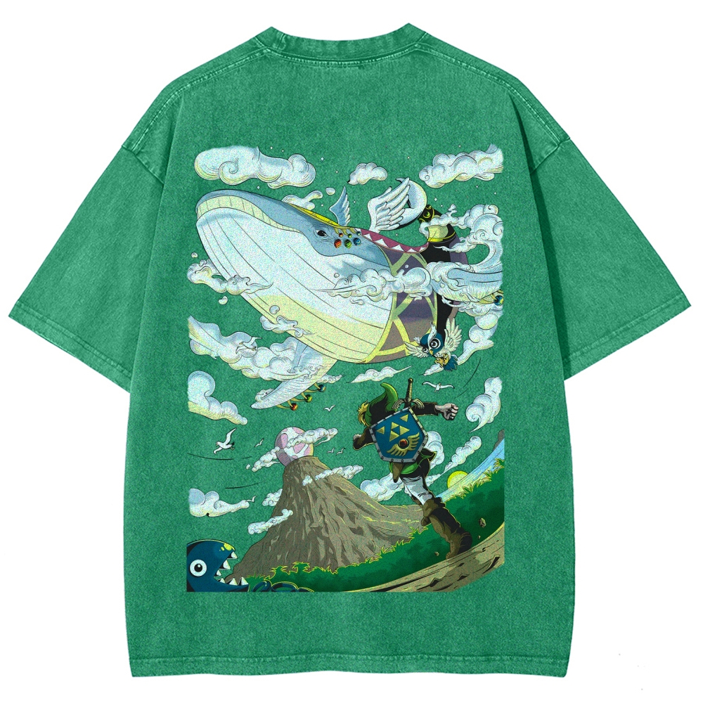 The Legend of Zelda Unisex Fit Washed T-Shirt 2604018696