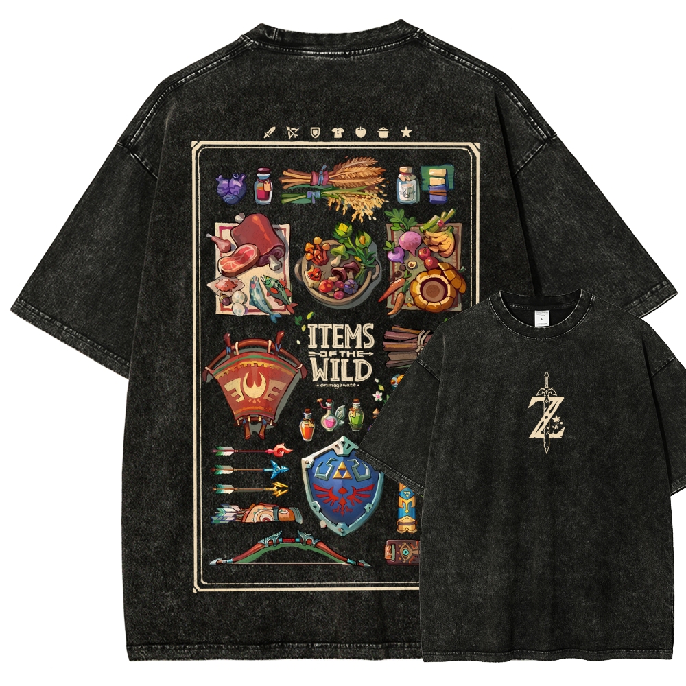 The Legend of Zelda Unisex Fit Washed T-Shirt 2604018705