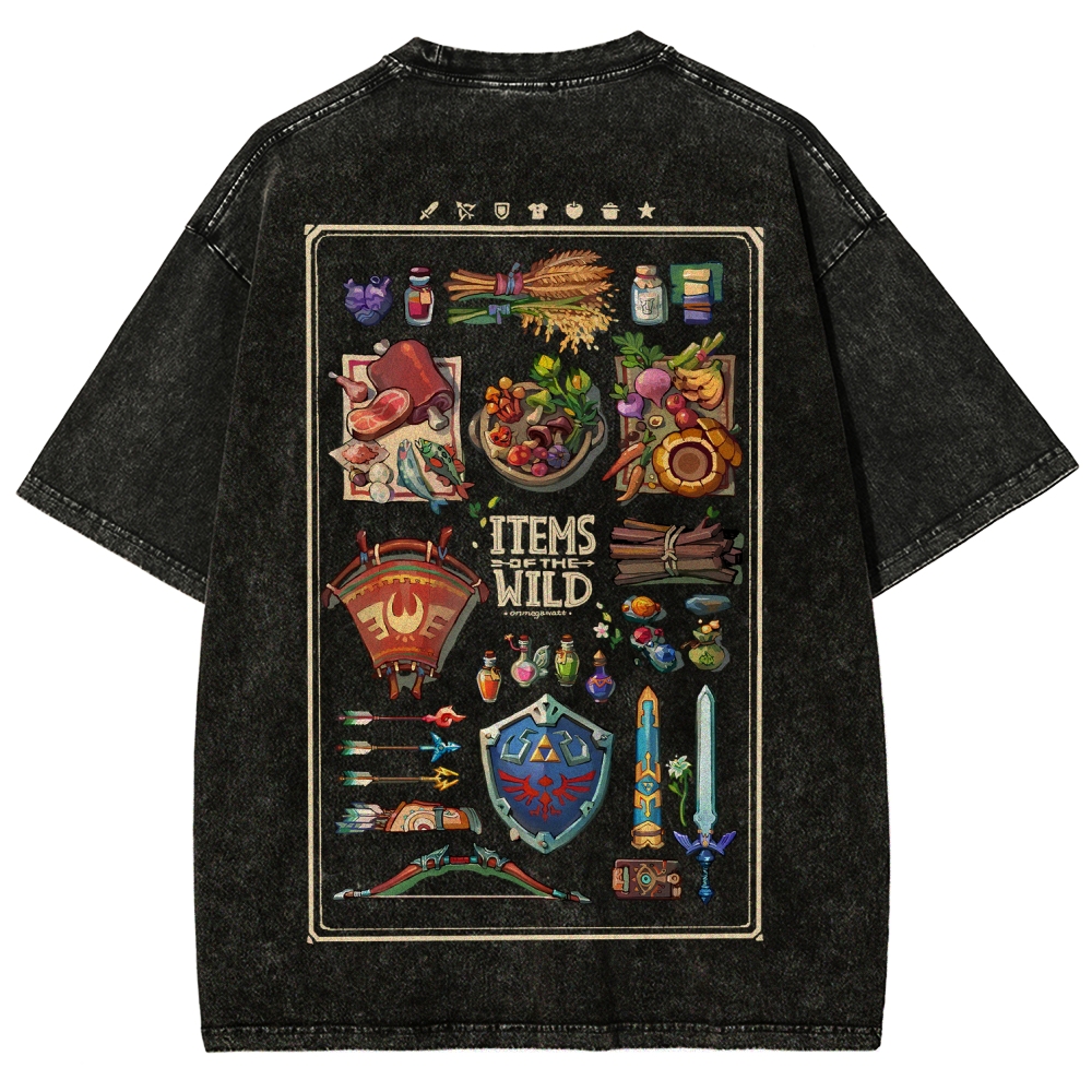 The Legend of Zelda Unisex Fit Washed T-Shirt 2604018705