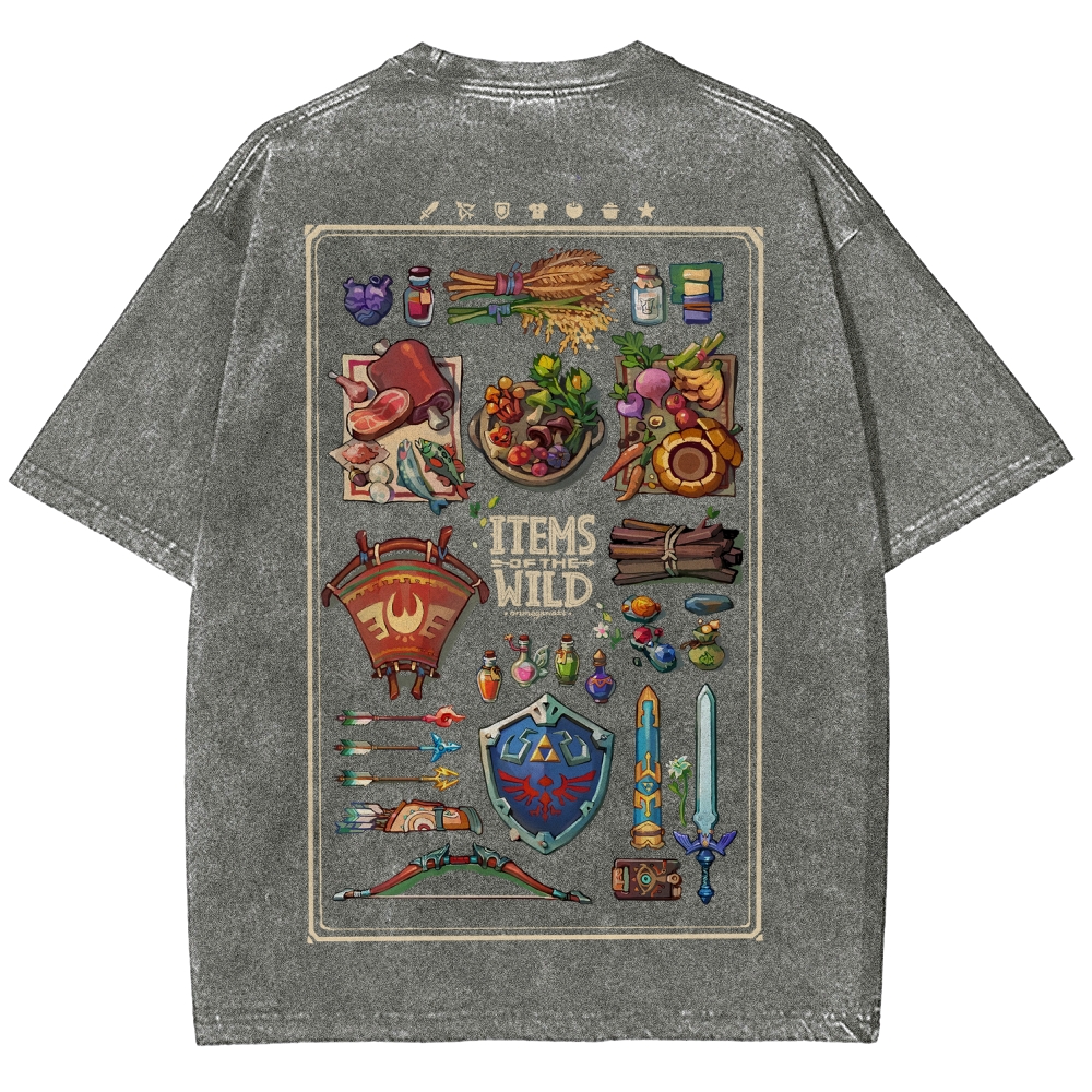 The Legend of Zelda Unisex Fit Washed T-Shirt 2604018705