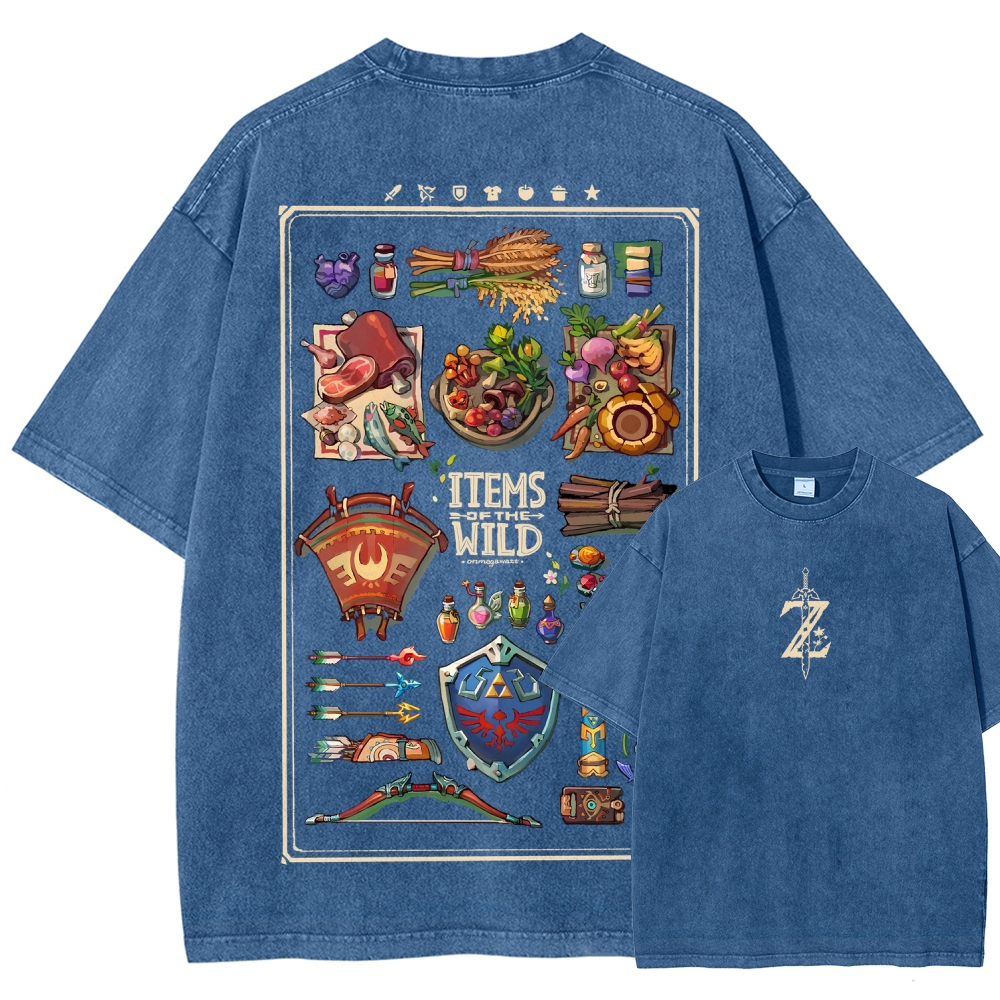 The Legend of Zelda Unisex Fit Washed T-Shirt 2604018705