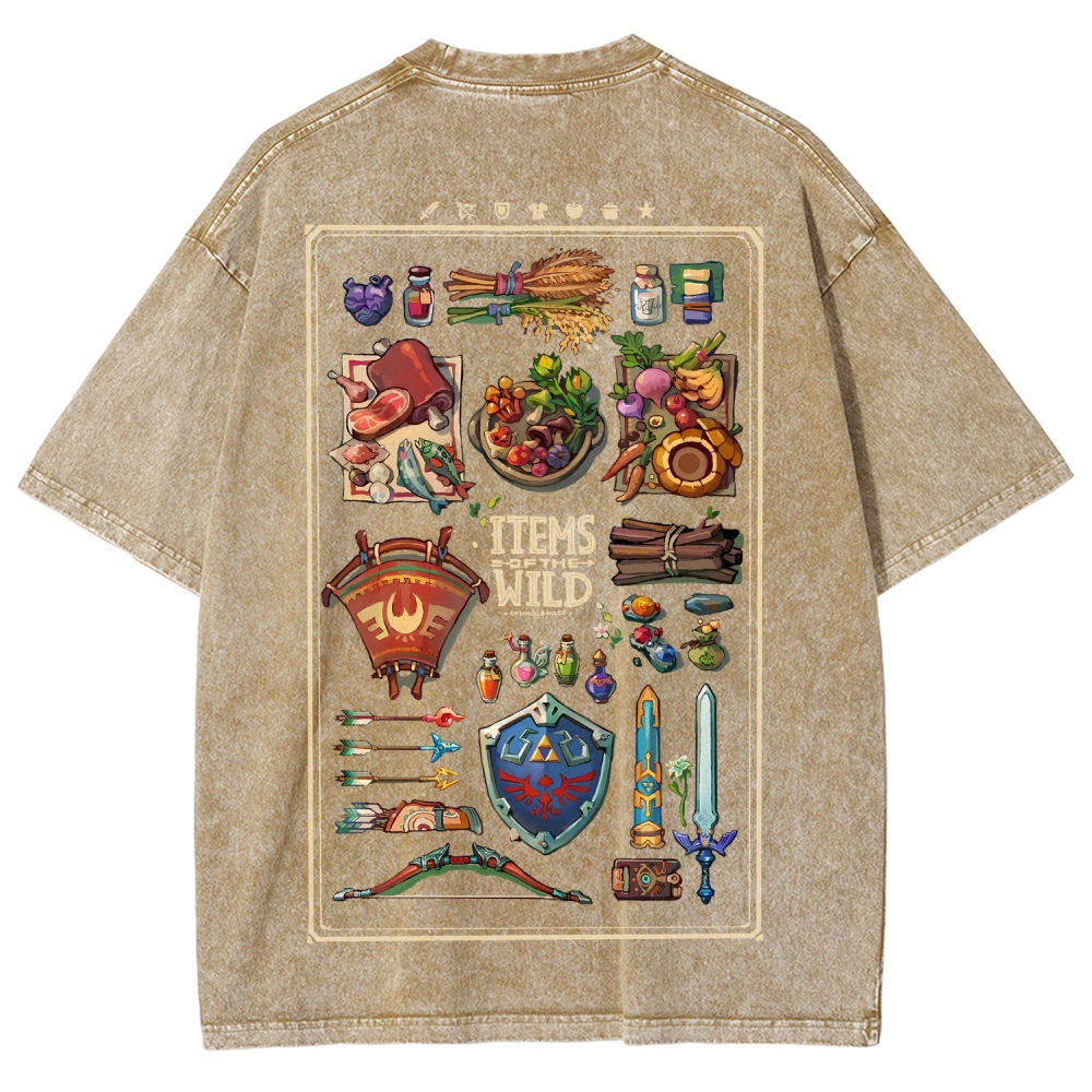The Legend of Zelda Unisex Fit Washed T-Shirt 2604018705