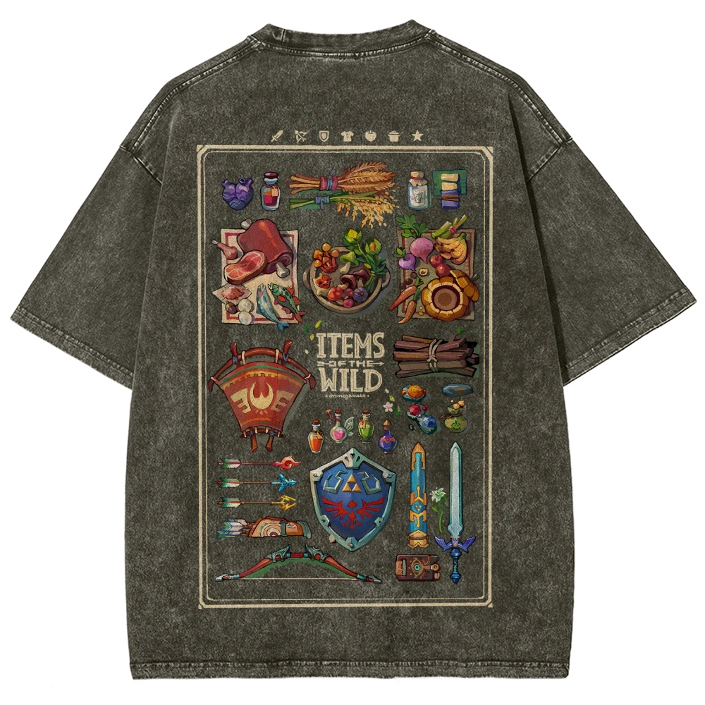 The Legend of Zelda Unisex Fit Washed T-Shirt 2604018705