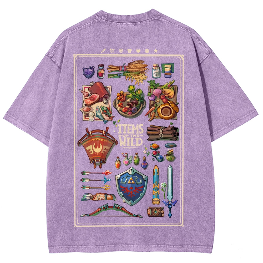 The Legend of Zelda Unisex Fit Washed T-Shirt 2604018705