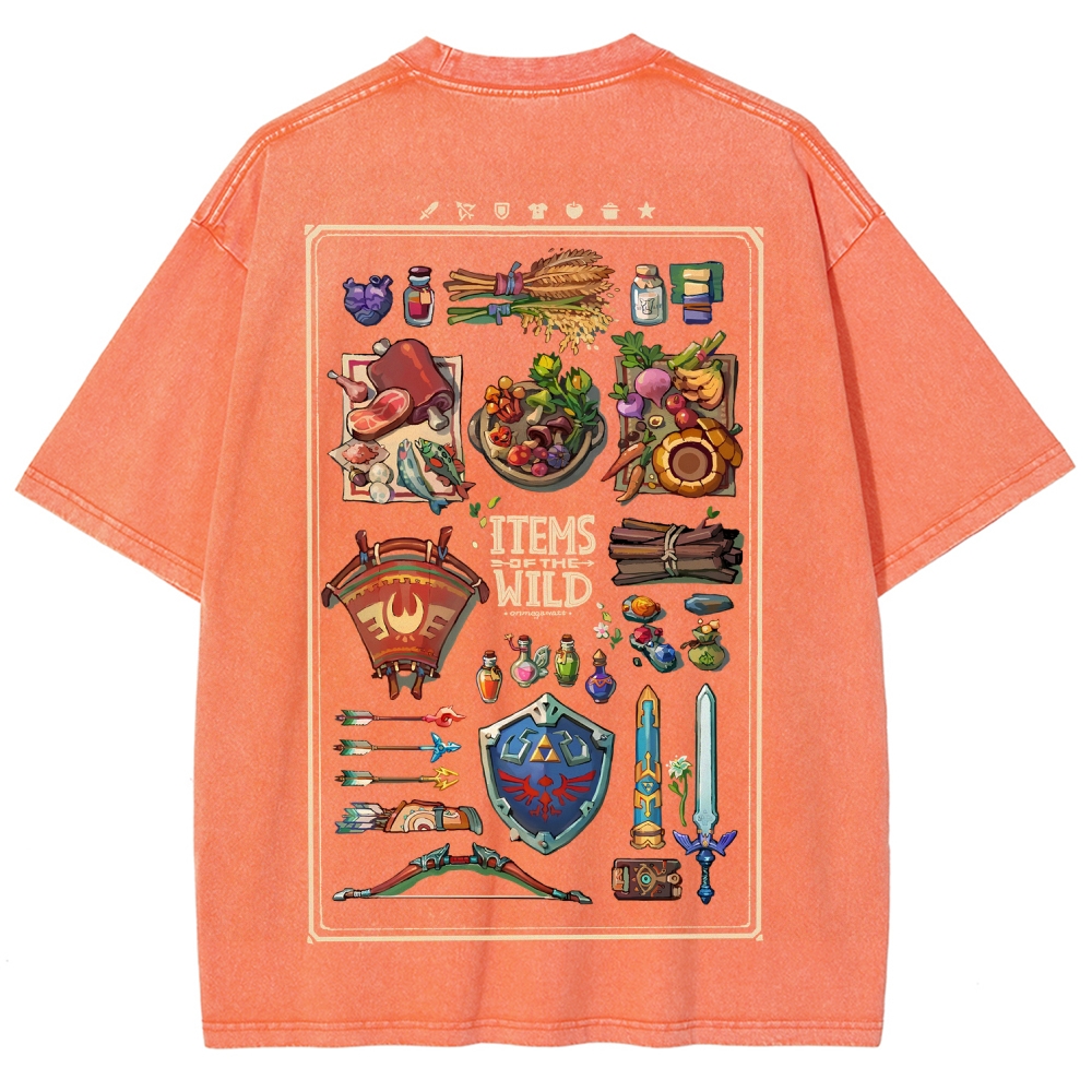 The Legend of Zelda Unisex Fit Washed T-Shirt 2604018705