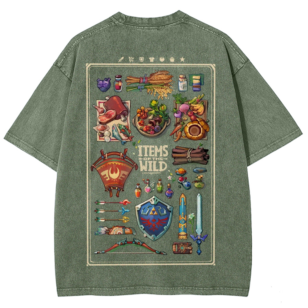 The Legend of Zelda Unisex Fit Washed T-Shirt 2604018705