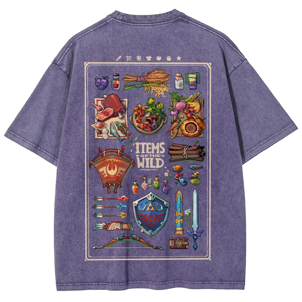 The Legend of Zelda Unisex Fit Washed T-Shirt 2604018705