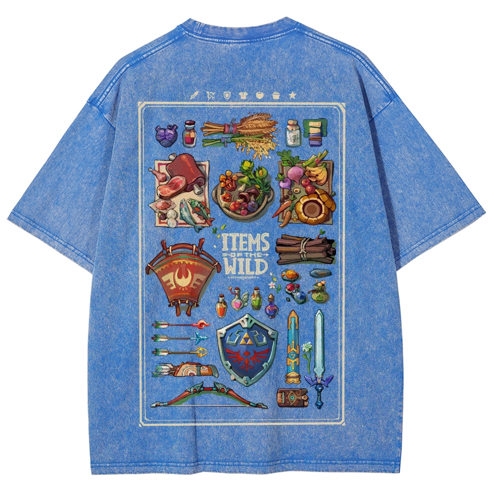 The Legend of Zelda Unisex Fit Washed T-Shirt 2604018705