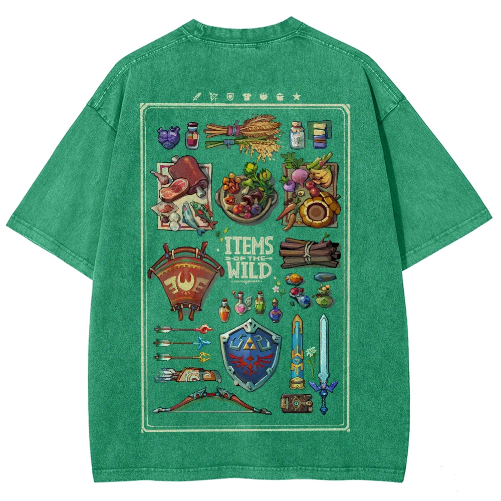 The Legend of Zelda Unisex Fit Washed T-Shirt 2604018705